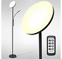 Lampadaire LED moderne Auronic -Lampadaire sur Pied  - 181cm - LED -Super Lumineux -  télécommande - chambre salon - Noir