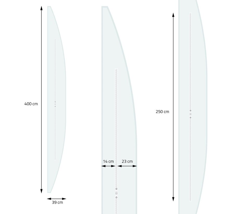 MaxxHome Airco Window Sealant - Transparent -Mobile Airco Window Sealant - 400cm