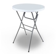 Generic Table de bar - Générique - Table de fête - Robuste et résistante aux intempéries - 80 cm de diamètre x 110 cm de hauteur - Fête - Pliable