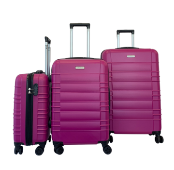 Hoffmanns Hoffmanns Set de valises 3 pièces - XXL 76x52x30cm - Travelstar Pink