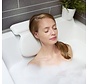 LifeGoods Coussin de bain - avec ventouses antidérapantes - pour bain et jacuzzi - Blanc