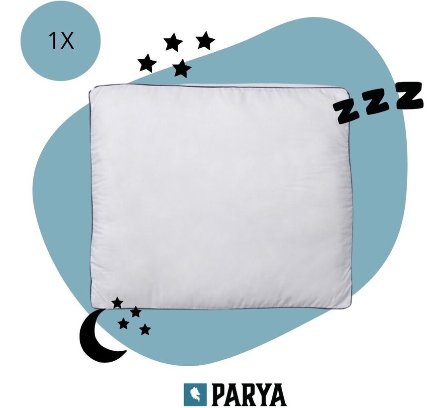 Parya Home - Coussin Odessa - Ventilation - 50x60cm - Blanc