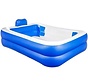 Haushalt - Piscine gonflable avec coussin - 200x150x50cm