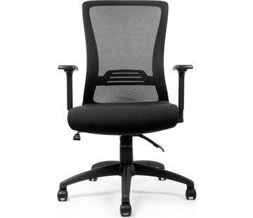 LifeGoods LifeGoods Ergonomic Office Chair - Chaise de bureau - Réglable - Adultes - Noir