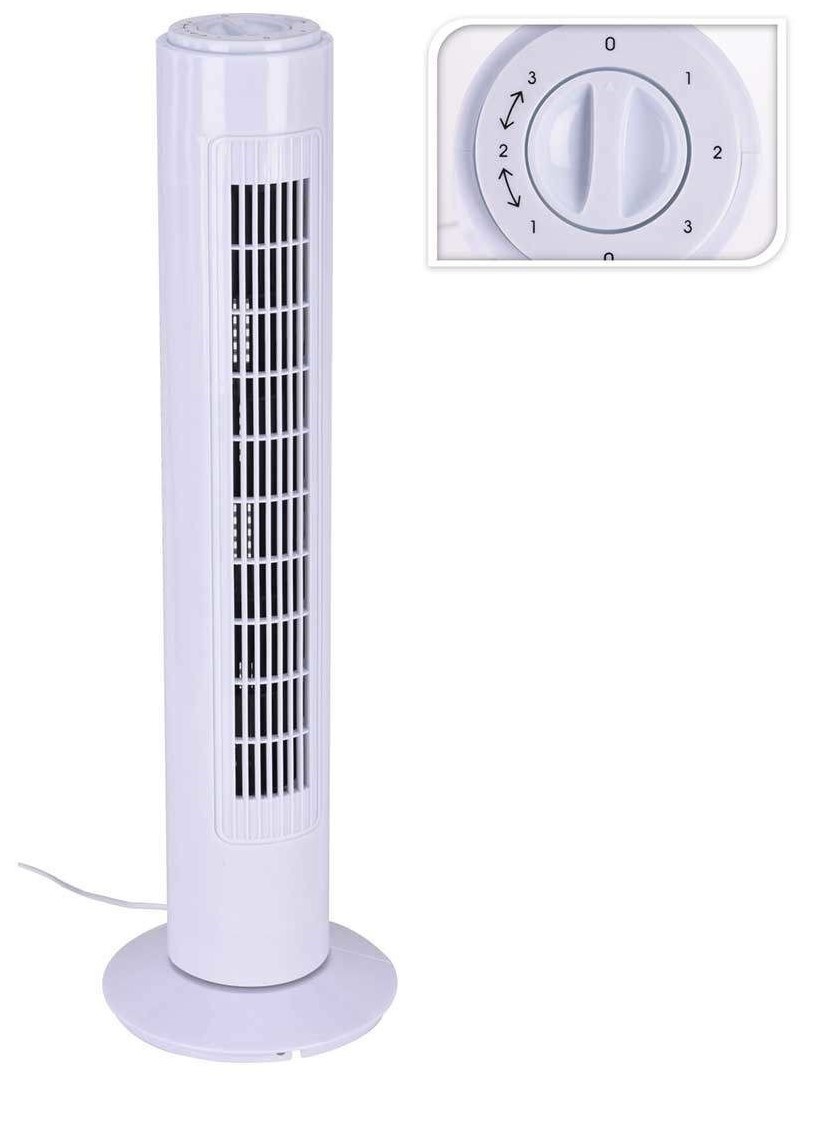 Excellent Electrics - Ventilateur de tour - 73cm - Blanc