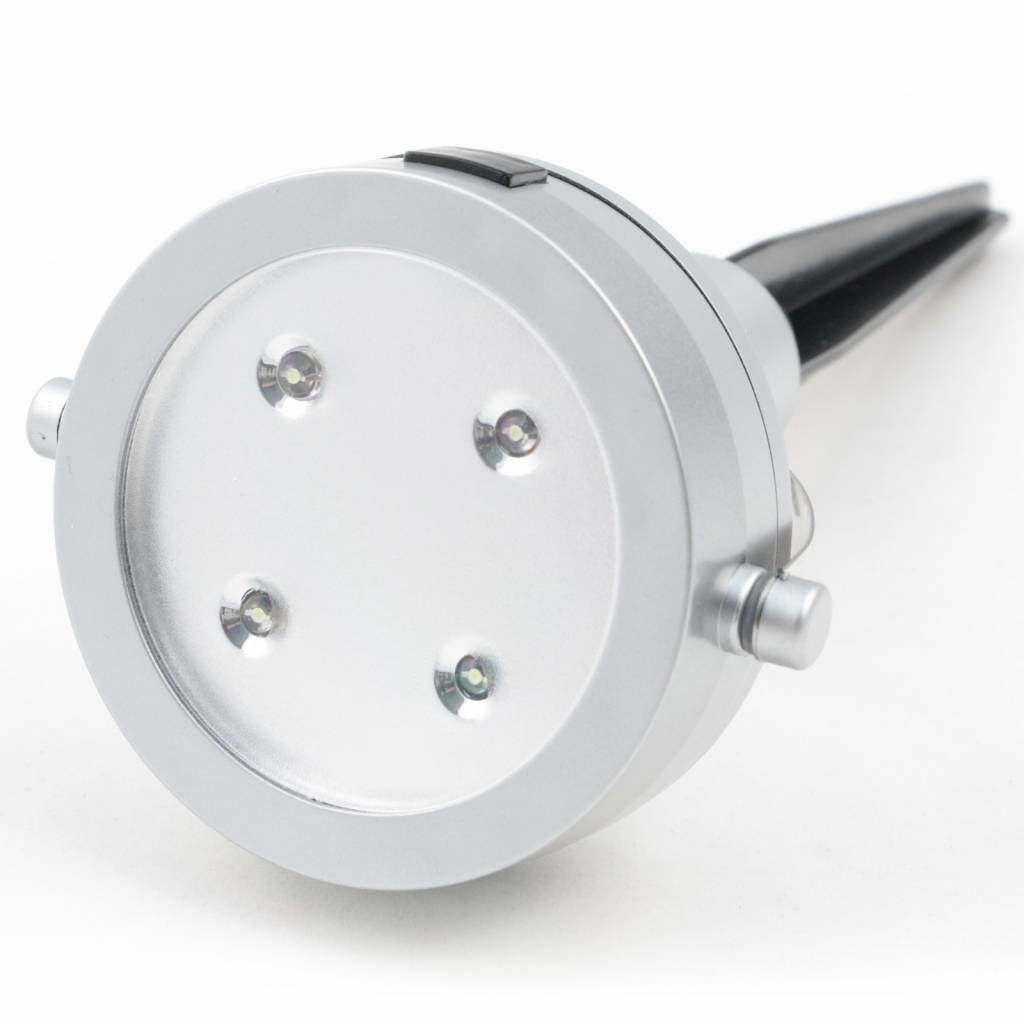 Lampe de jardin LED - Argent
