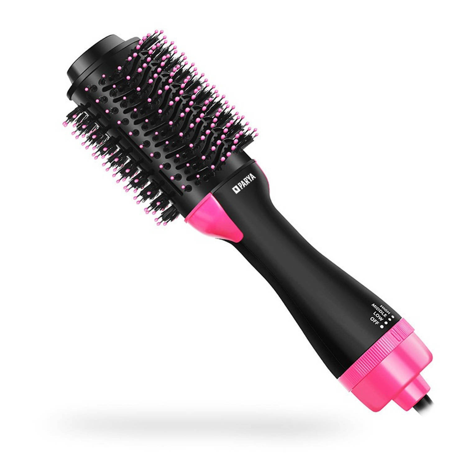 Brosse Soufflante Parya offical - One-Step Sèche-cheveux volumisant - Style -3 en 1- violet