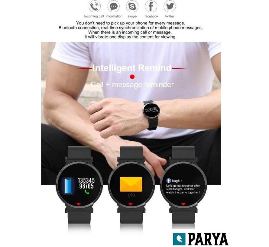 Parya Official - Smartwatch PP69 - Noir