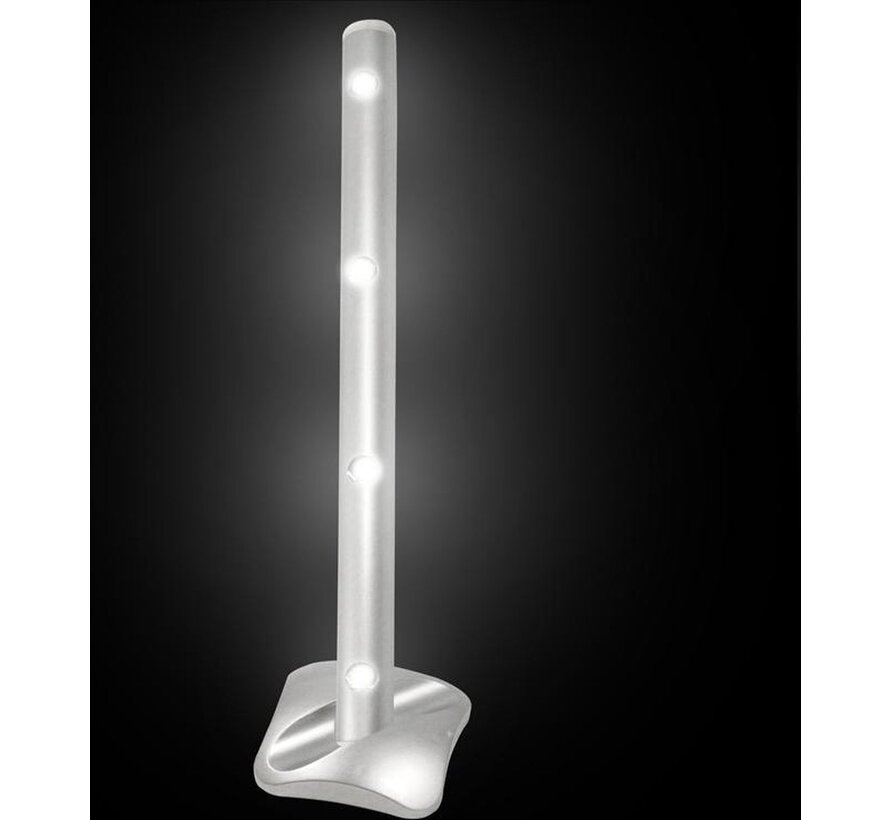 Lampadaire 22 cm avec 4 LED et support adhésif sans câblage Eaxus