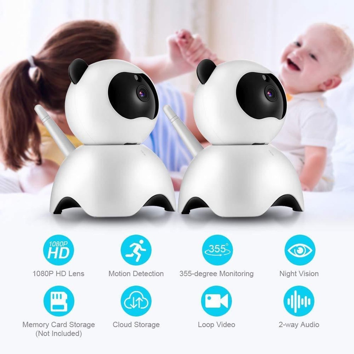 Moniteur Bébé Caméra De Surveillance Pour Enfants Audio