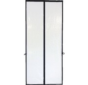 O'DADDY O'DADDY® Rideau de porte - Rideau à mouches - Magnétique - 100x230cm - Plastique - Hor noir - Rideaux de porte - EVA