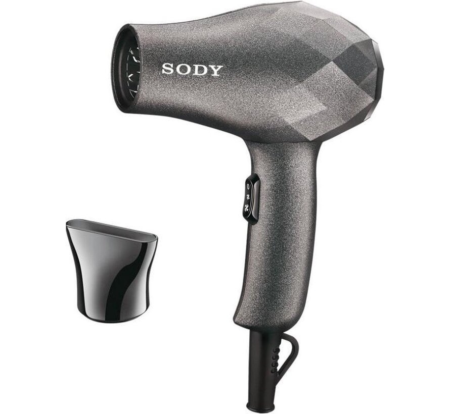 SODY - SD3020 - Mini sèche-cheveux - Gris -1100W