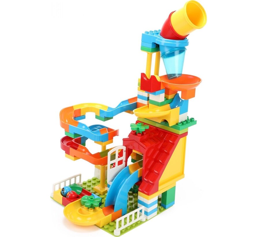 Toi-Toys Blocks Building Blocks Marble Track 133-piece | marbles | marble track
