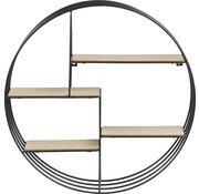 Bobbel Home Etagère murale ronde Bobble Home en métal - Diamètre Ã˜10 cm - Etagères en MDF - 4 Etagères