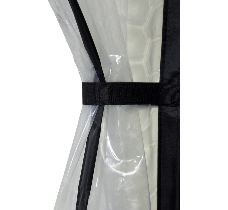 O'DADDY® Rideau de porte - Rideau à mouches magnétique - 92x230cm - Plastique - Hor noir - Rideaux de porte - EVA