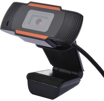 OPTIBLE Webcam HD 720p - Sur ordinateur - Webcam pour PC - Caméra Web - Réunion - Travail et domicile - USB - Microphone - Windows et Mac