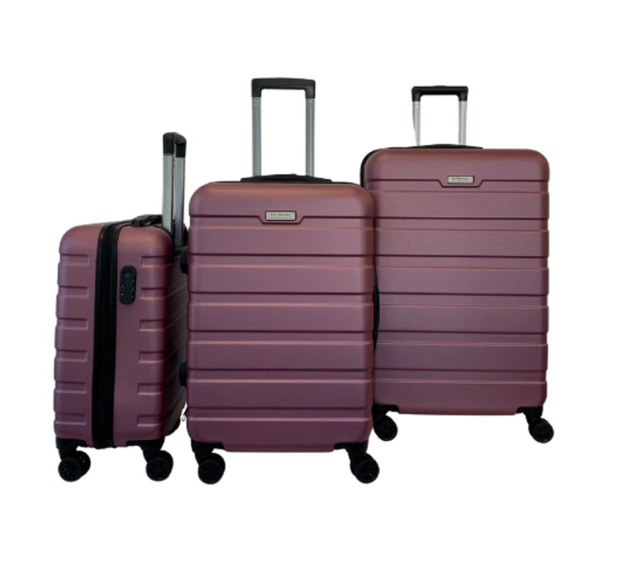 Acheter sur  l'ensemble de valises Hoffmanns 3 pièces - XXL  76x52x30cm - Titan Rose en ligne 