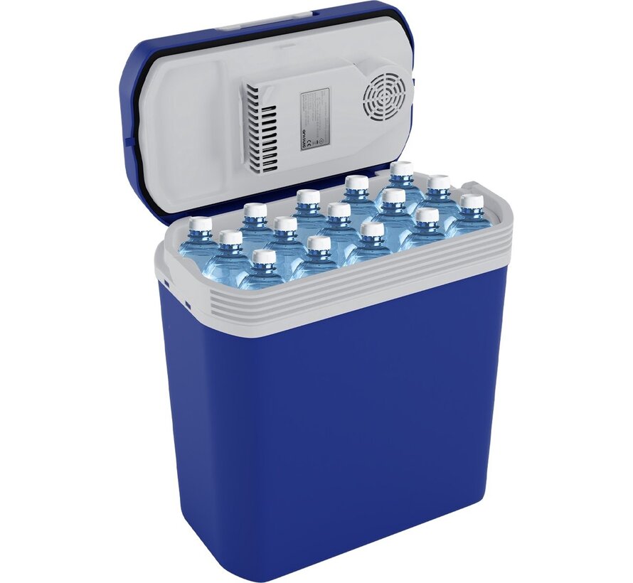 Auronic Electric Coolbox - Coolbox - 20L - 12V et 240V - Bleu