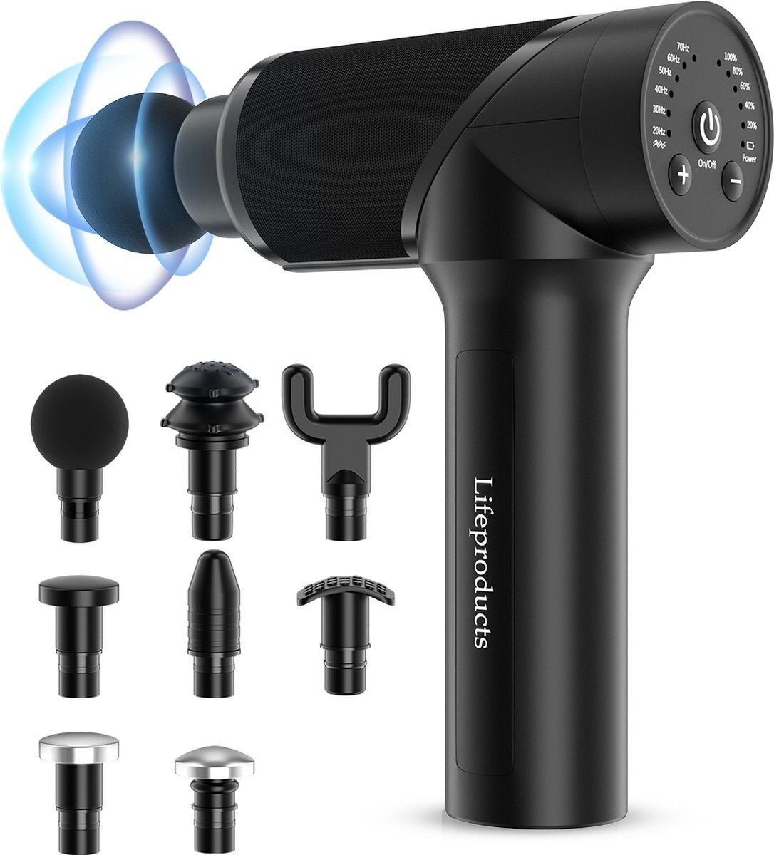 Lifeproducts Massage Gun PRO - Pistolet de Massage - Pistolet de Massage
