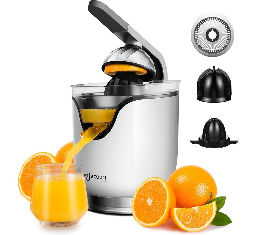 Presse-orange - Safecourt Kitchen Electric - Puissant et rapide - Blanc