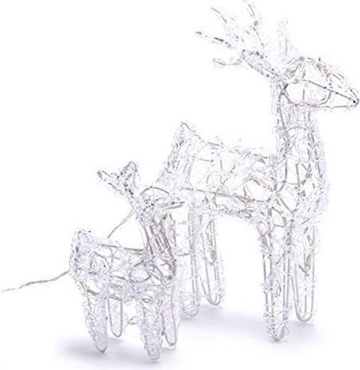Haushalt 76163 - Set de rennes - LED - Noël