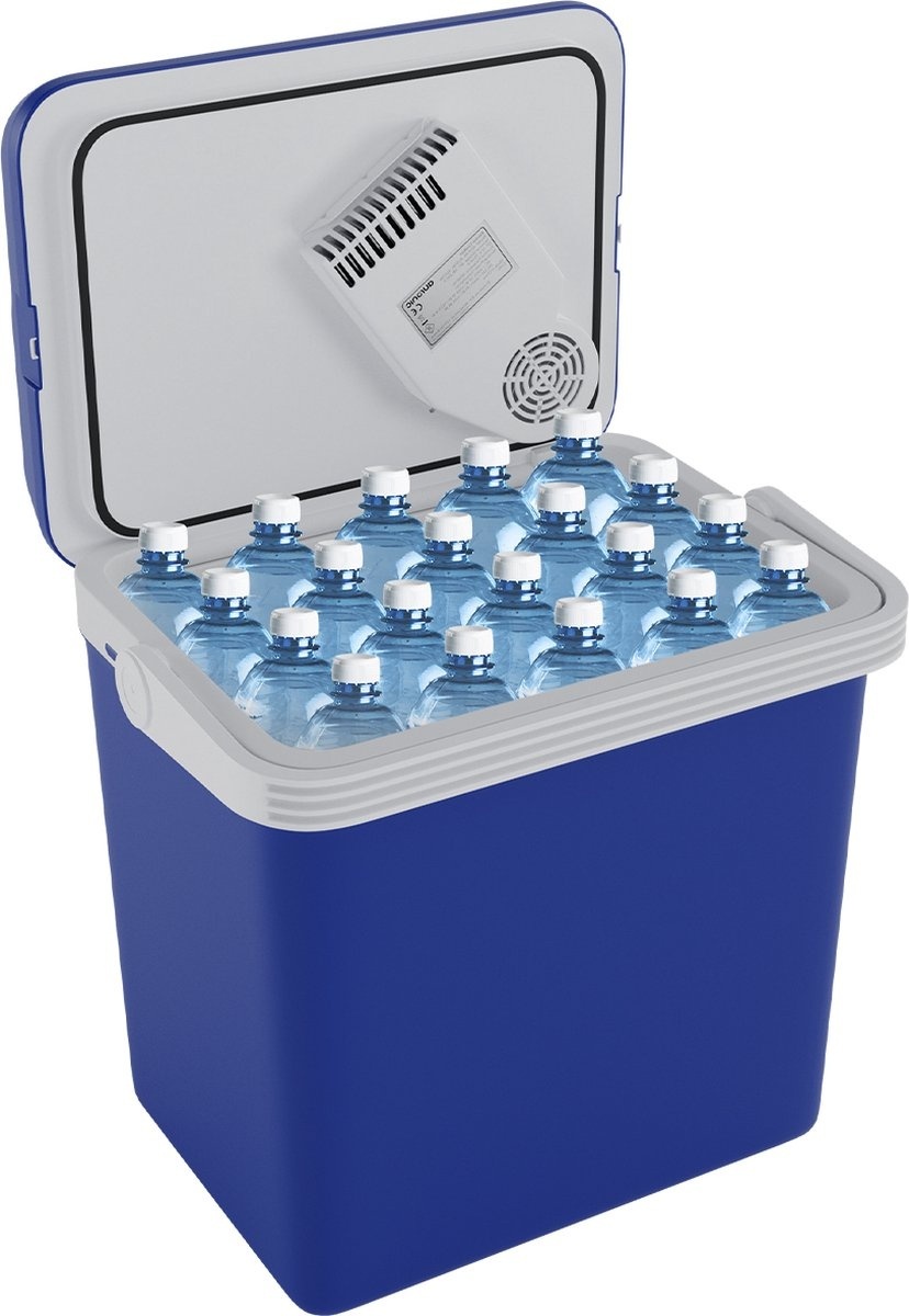 Glacière électrique - Auronic - Bleu - Pour voiture , camion et camping - 25L - 12V et 240V
