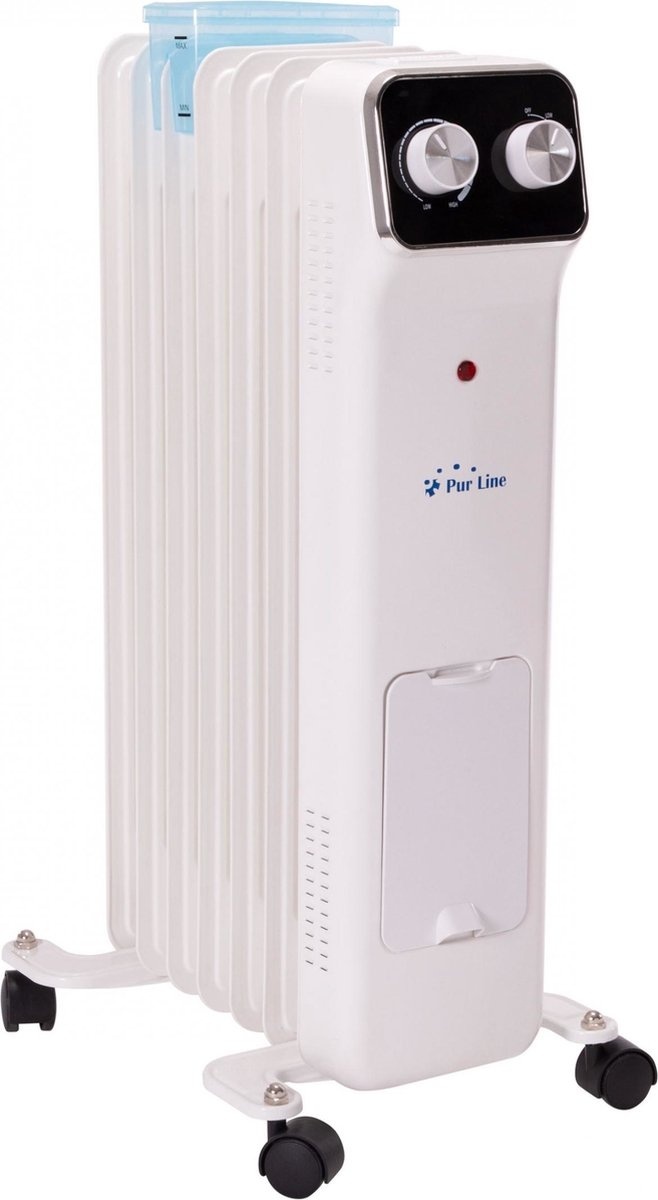 Radiateur à huile Pureline - jusqu'à 1500W - Blanc