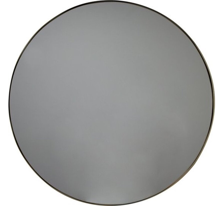 Bobble Home- Miroir rond en métal- Or- 60cm