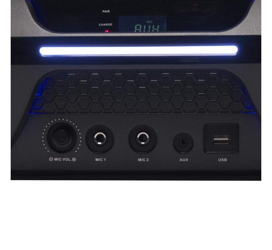 Haut-parleur Bluetooth Denver avec lumière disco et radio FM