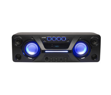 Denver Haut-parleur Bluetooth Denver avec lumière disco et radio FM