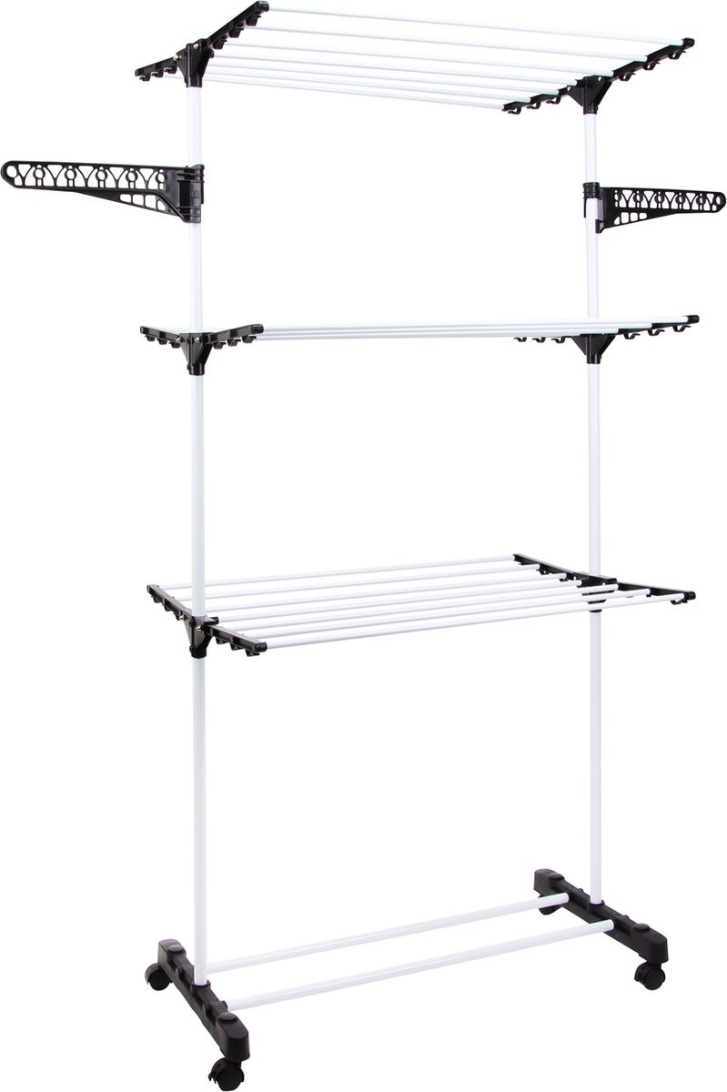 Niceey Tour de séchage - 45m - Pliable - Blanc