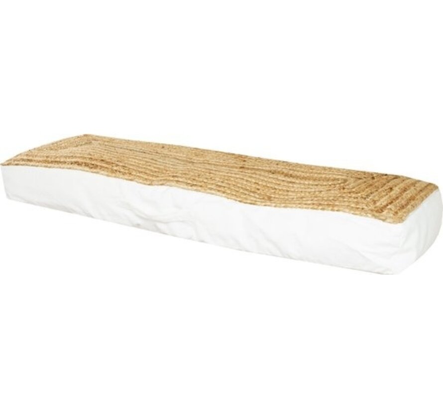 Unique Living Coussin de dossier Rana Naturel - 120x40cm