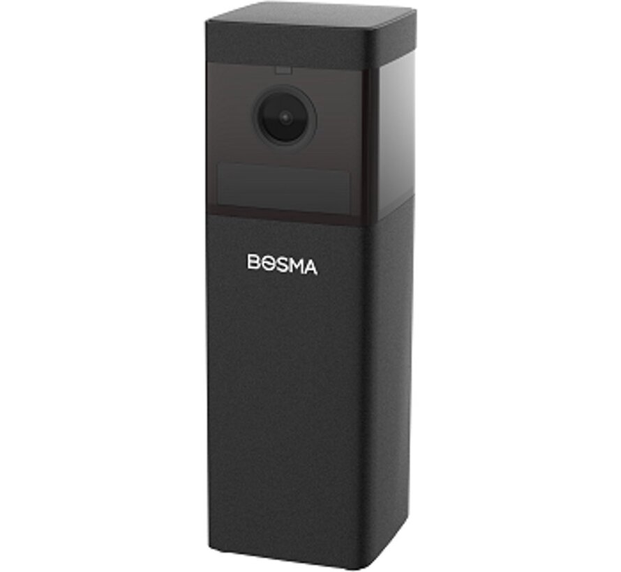 Bosma X1 - 2MP - WiFi - Caméra de sécurité intérieure -1080P Full HD - Angle de vision 156° - Noir