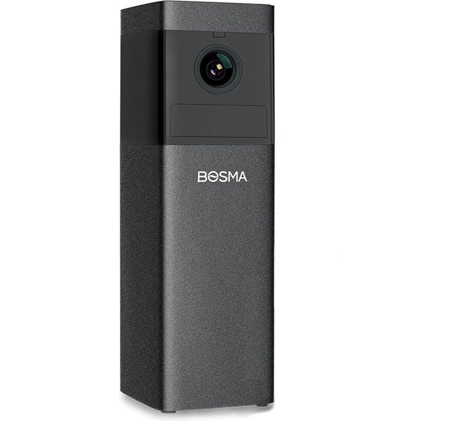 Bosma X1 - 2MP - WiFi - Caméra de sécurité intérieure -1080P Full HD - Angle de vision 156° - Noir