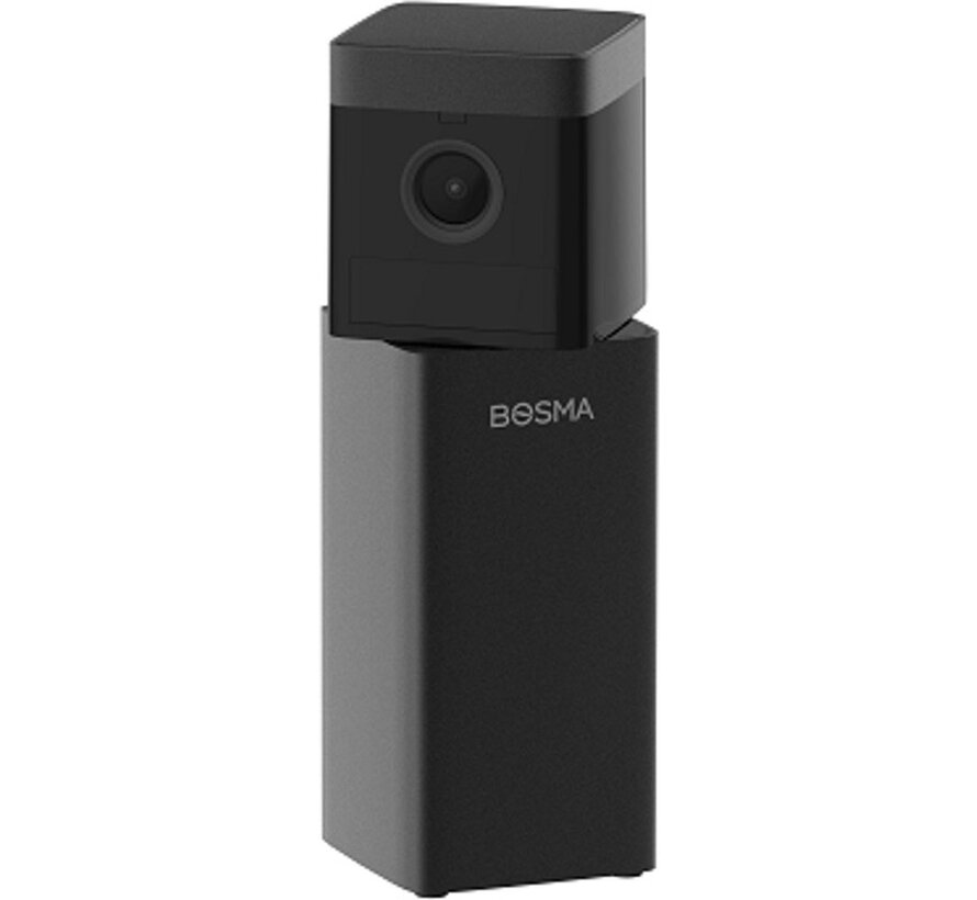 Bosma X1 - 2MP - WiFi - Caméra de sécurité intérieure -1080P Full HD - Angle de vision 156° - Noir