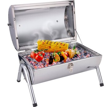 BBQ Collection BBQ Collection barbecue portable au charbon de bois - pliable - 42x29.5x37cm