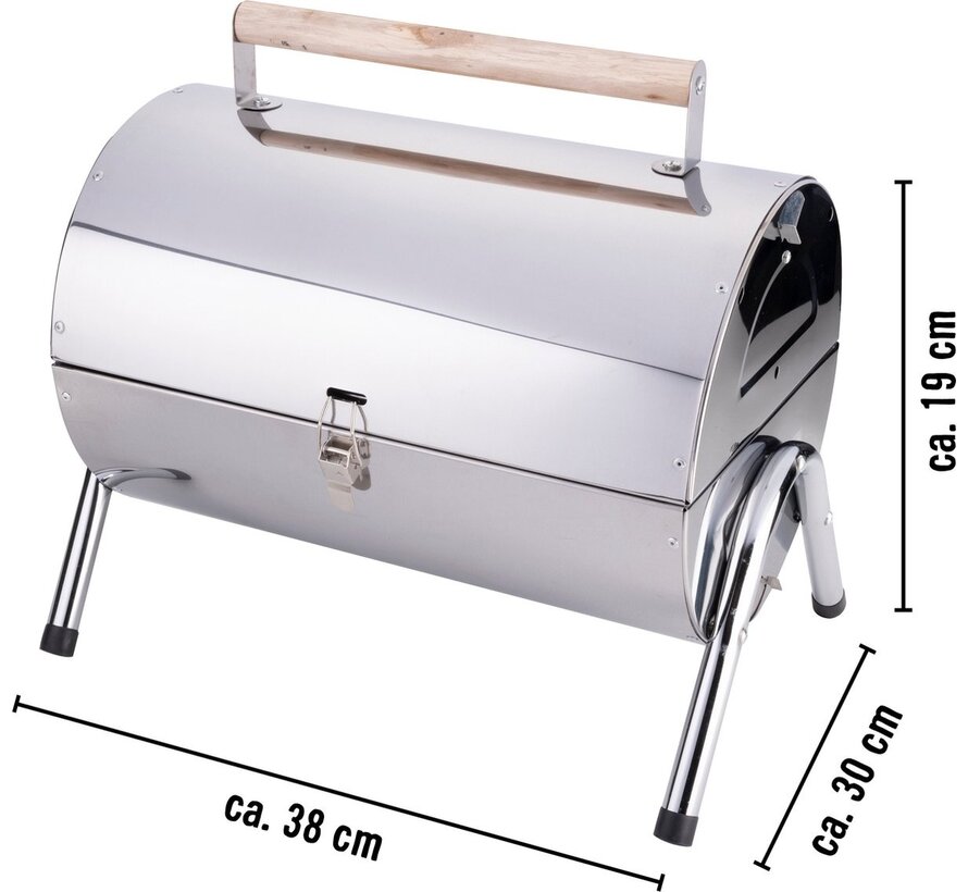 BBQ Collection barbecue portable au charbon de bois - pliable - 42x29.5x37cm