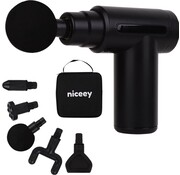 Niceey Niceey Mini pistolet de massage professionnel - sans fil - noir