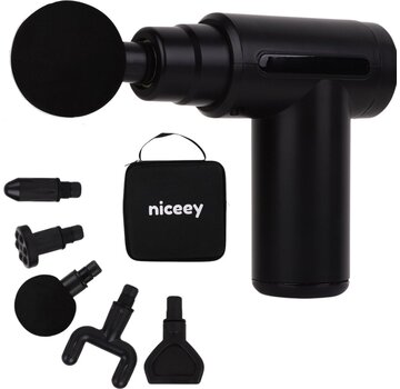 Niceey Niceey Mini pistolet de massage professionnel - sans fil - noir