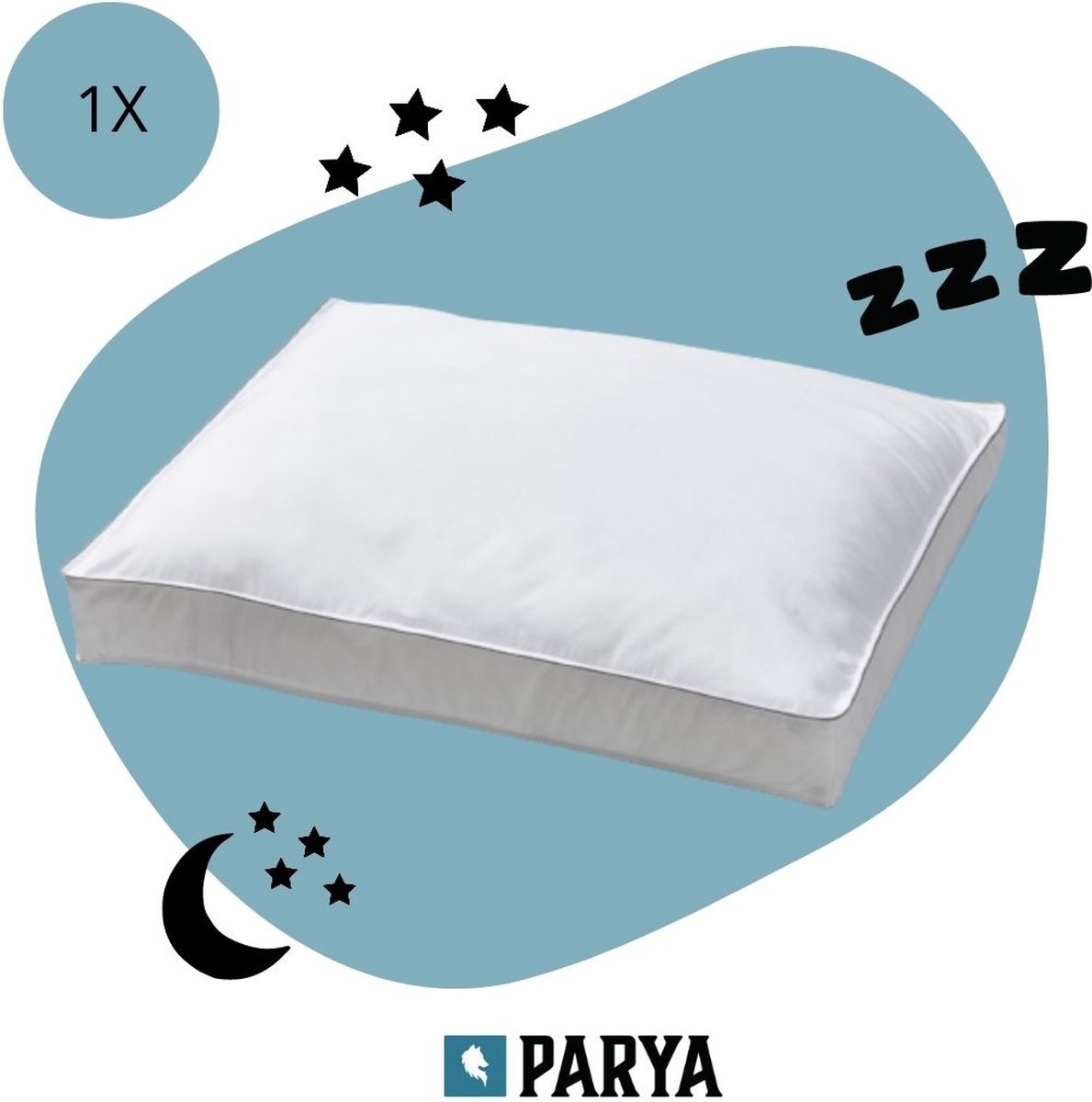 Bobble Home - Oreiller Manille de luxe - 50x60cm - Blanc