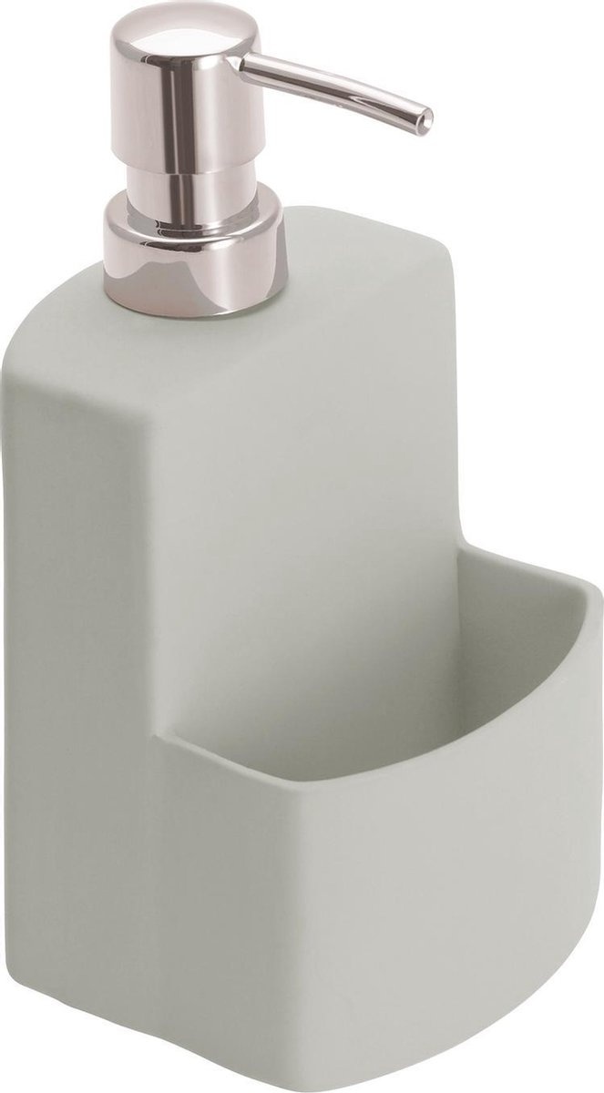 Wenko Distributeur de savon Festival 380 Ml Céramique Gris