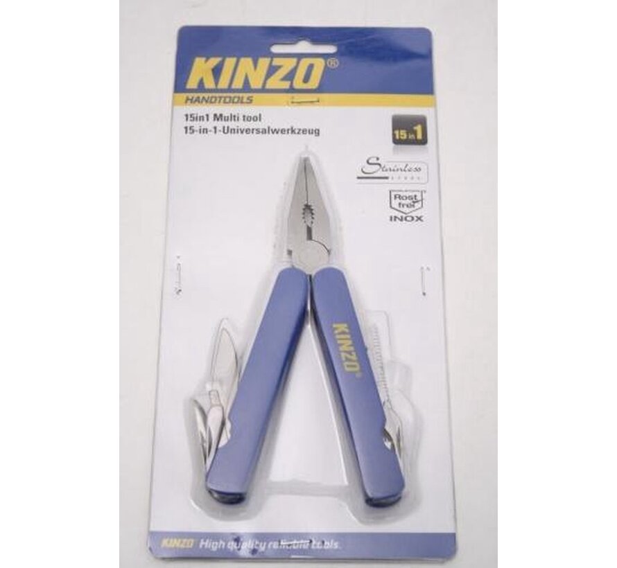 Kinzo Pince multifonctionnelle 15 en 1