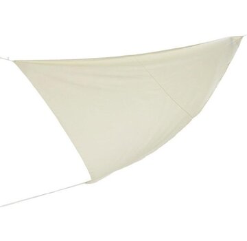 Parya Parya Home - Toile d'ombrage - Polyester - 3,6 mètres - Triangle - Crème