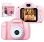 Appareil photo MM Brands - Appareil photo pour enfants - Caméra pour enfants - numérique - avec carte SD de 32 Go - rose