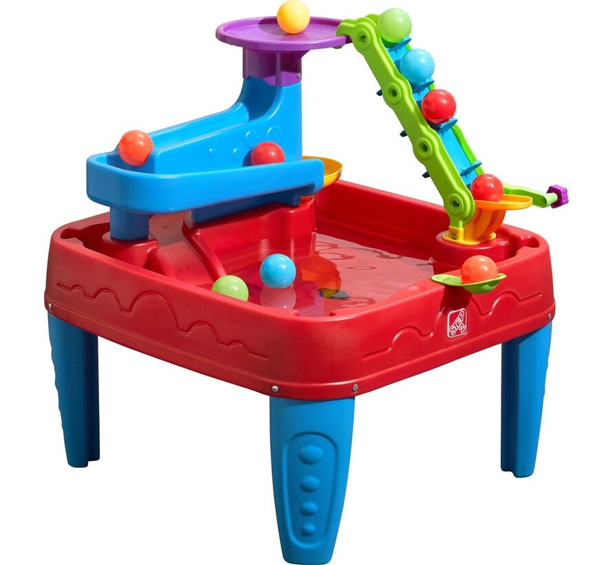 STEM Discovery Ball Water Table with Balls - Jouet d'eau avec 13 accessoires - Table d'activité pour l'intérieur ou l'extérieur / jardin