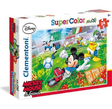 Clementoni Clementoni Supercolor Maxi puzzle Disney Mickey Mouse et ses amis footballeurs - 24 grandes pièces