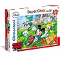 Clementoni Supercolor Maxi puzzle Disney Mickey Mouse et ses amis footballeurs - 24 grandes pièces