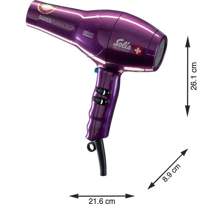 Sèche-cheveux Solis Swiss Perfection 440 - 2 300 watts - Violet