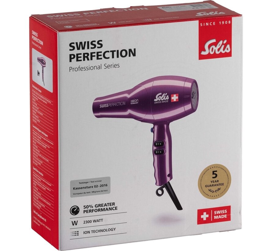 Sèche-cheveux Solis Swiss Perfection 440 - 2 300 watts - Violet