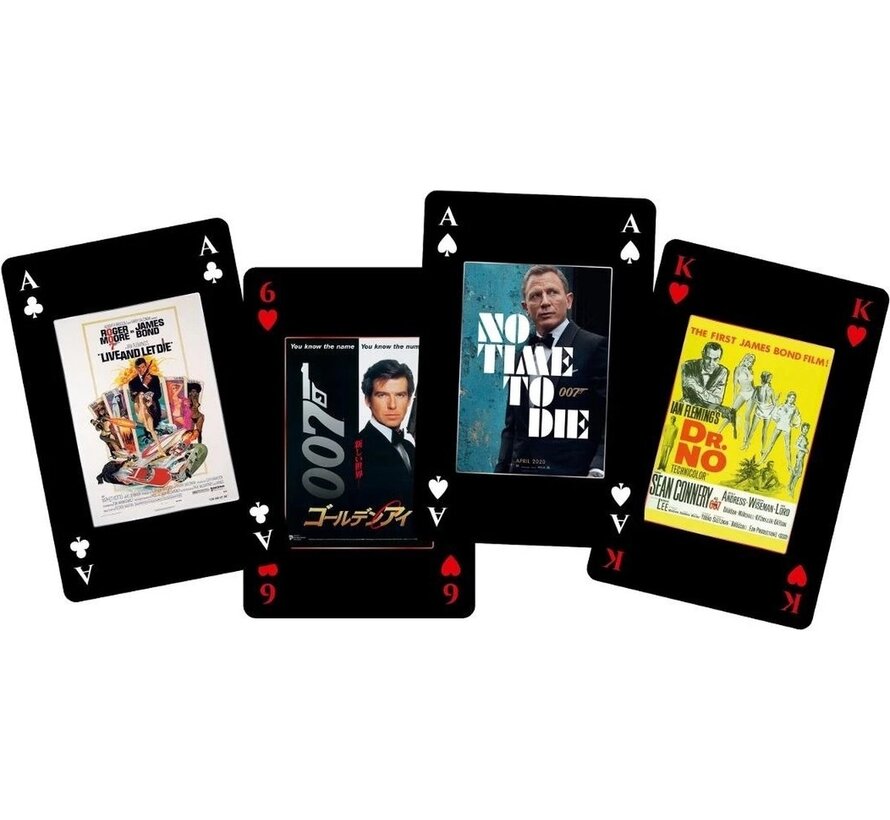 Winning Moves - James Bond 007 Waddingtons Number Playing Cards - cartes à jouer